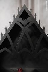 bat gothic cathedral wall shelf