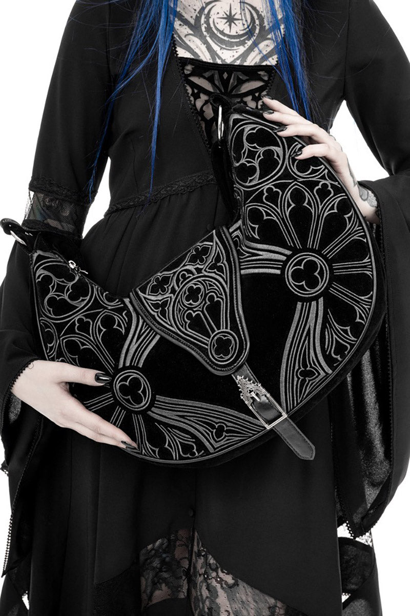 gothic cathedral shoulder bag