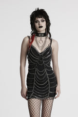 metal harness dress