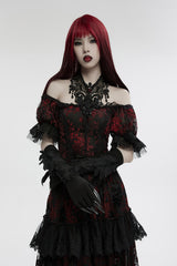 beaded vampire gothic necklace