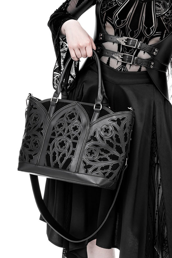 gorgeous vampire goth cathedral tote bag