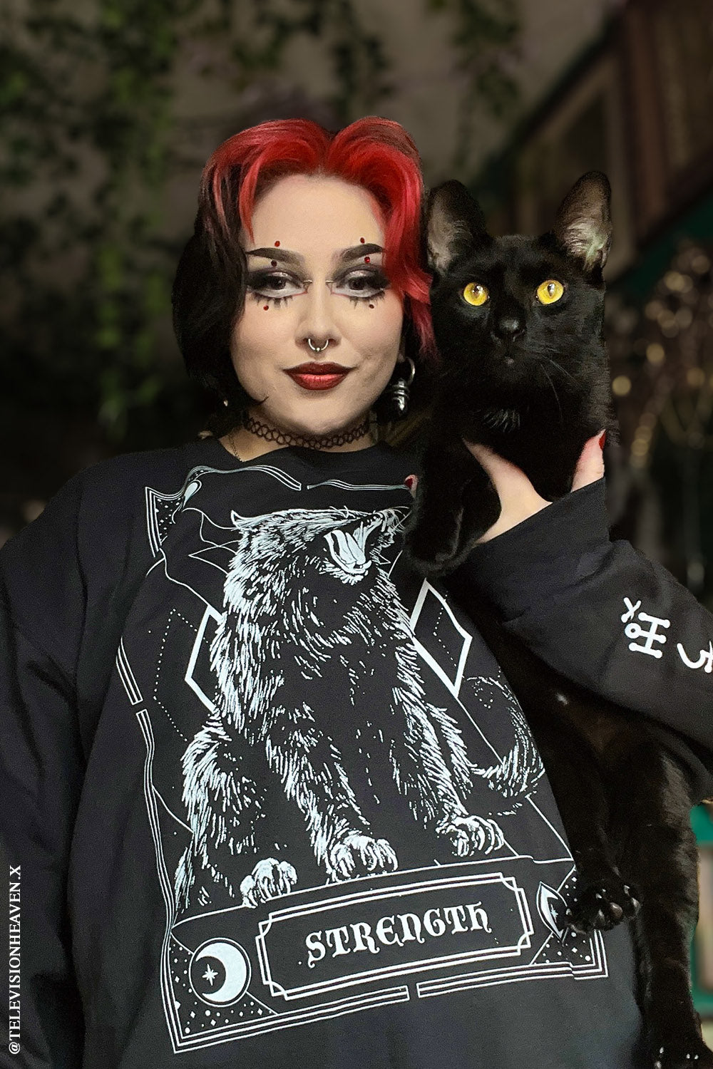 Strength Kitty Tarot Sweatshirt