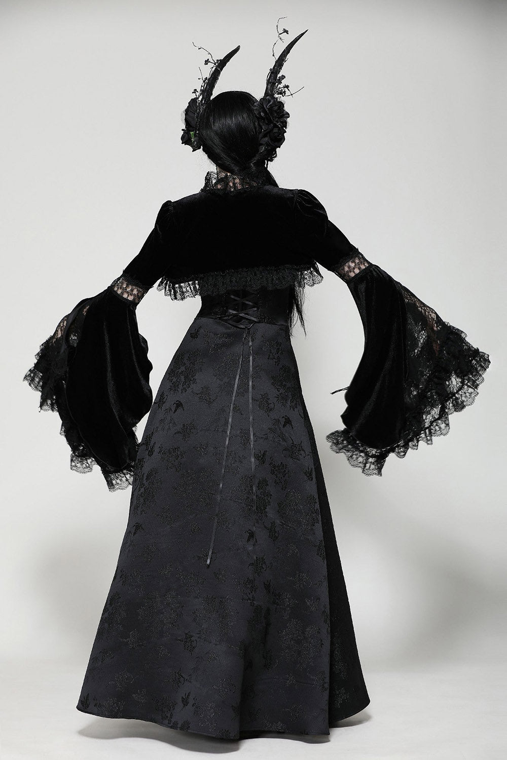 womens ruffled gothic shrug by dark in love