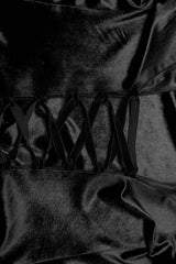 womens corset lace up top