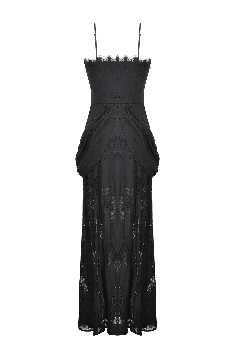 womens back bustle Victorian goth dress