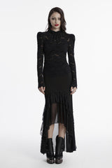 essh ruffled long maxi skirt