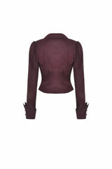 wine red burgundy blouse