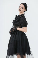 midi length gothic dress