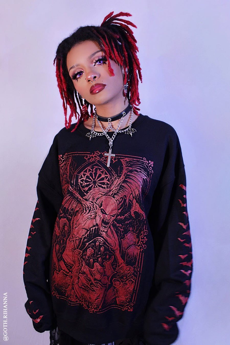 oversized goth womens clothes