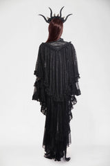 black lace gothic cloak by dark in love