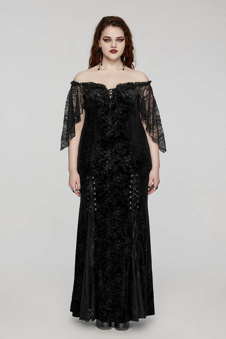 womens plus size gothic gown