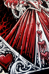 gothic dark alice in wonderland queen of hearts playing card clothing
