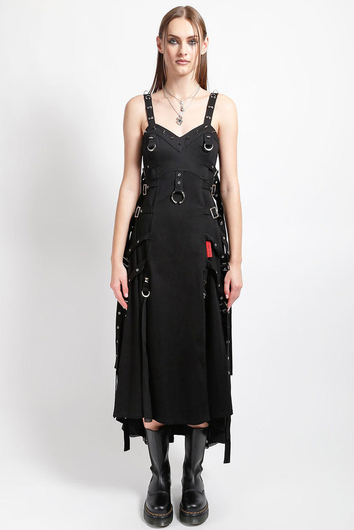 womens long gothic maxi length dress