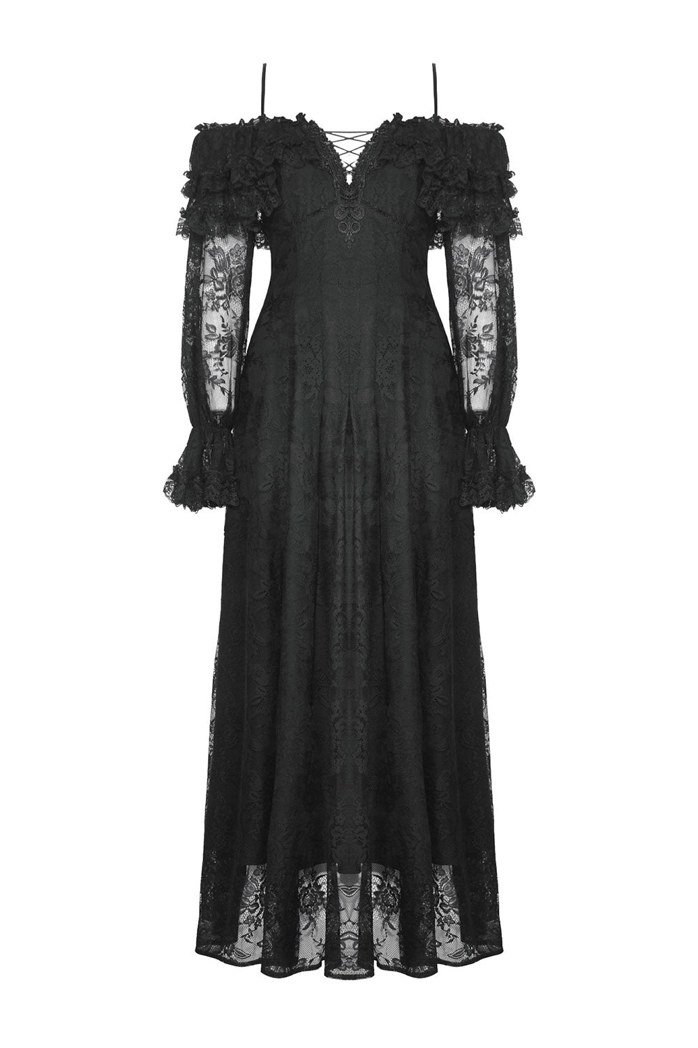 gothic long corset dress by dark in love 