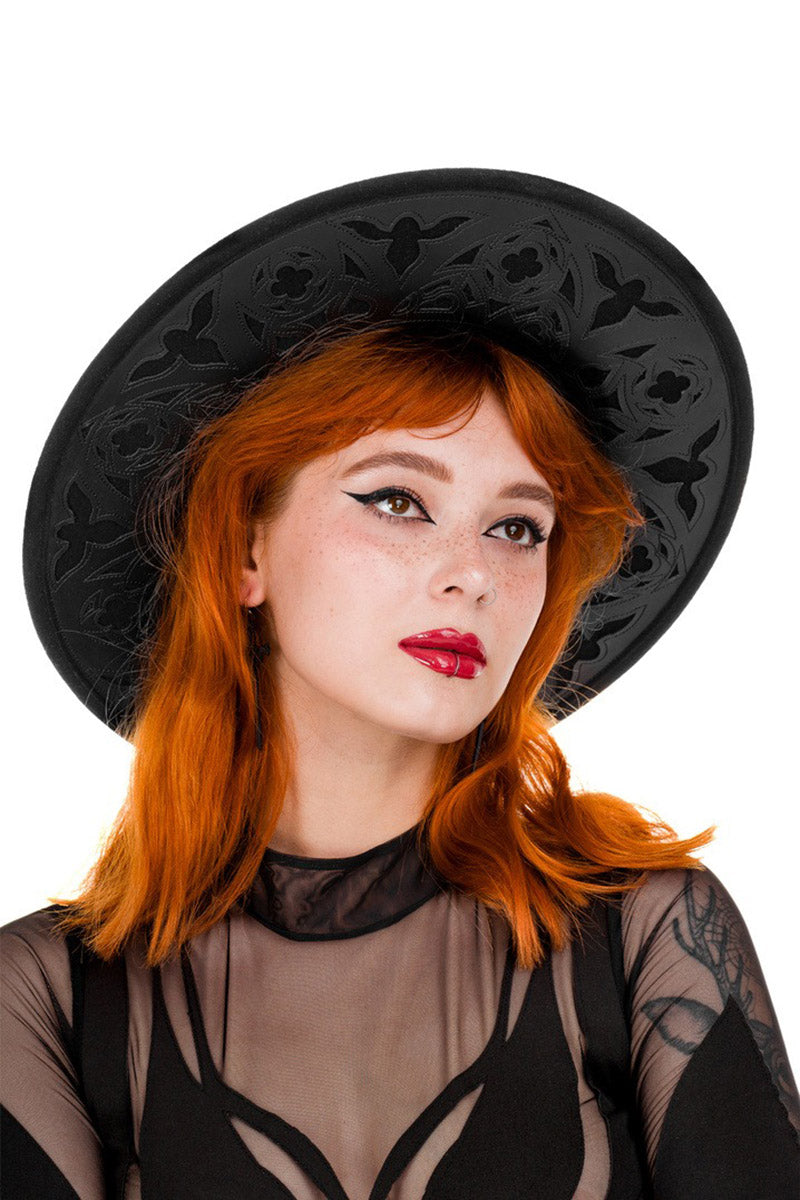witchy goth hat