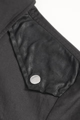 mens gothic button down collared shirt by devil fashion