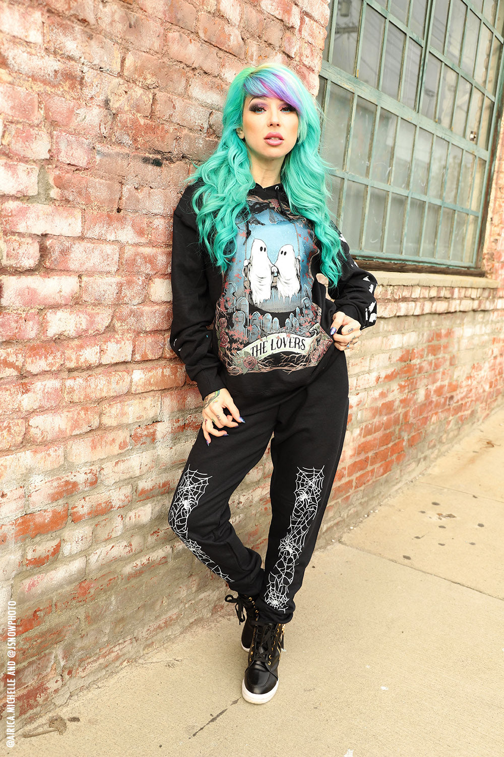 Spiderweb Joggers – VampireFreaks