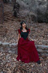 gothic cottagecore corset