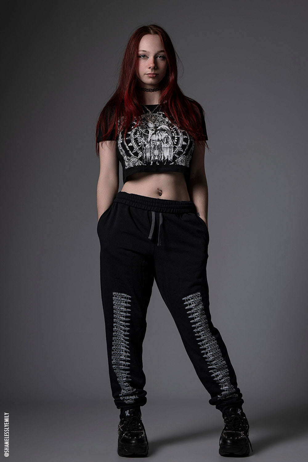 Western Goth Bullet Joggers