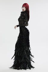 draped beaded harness