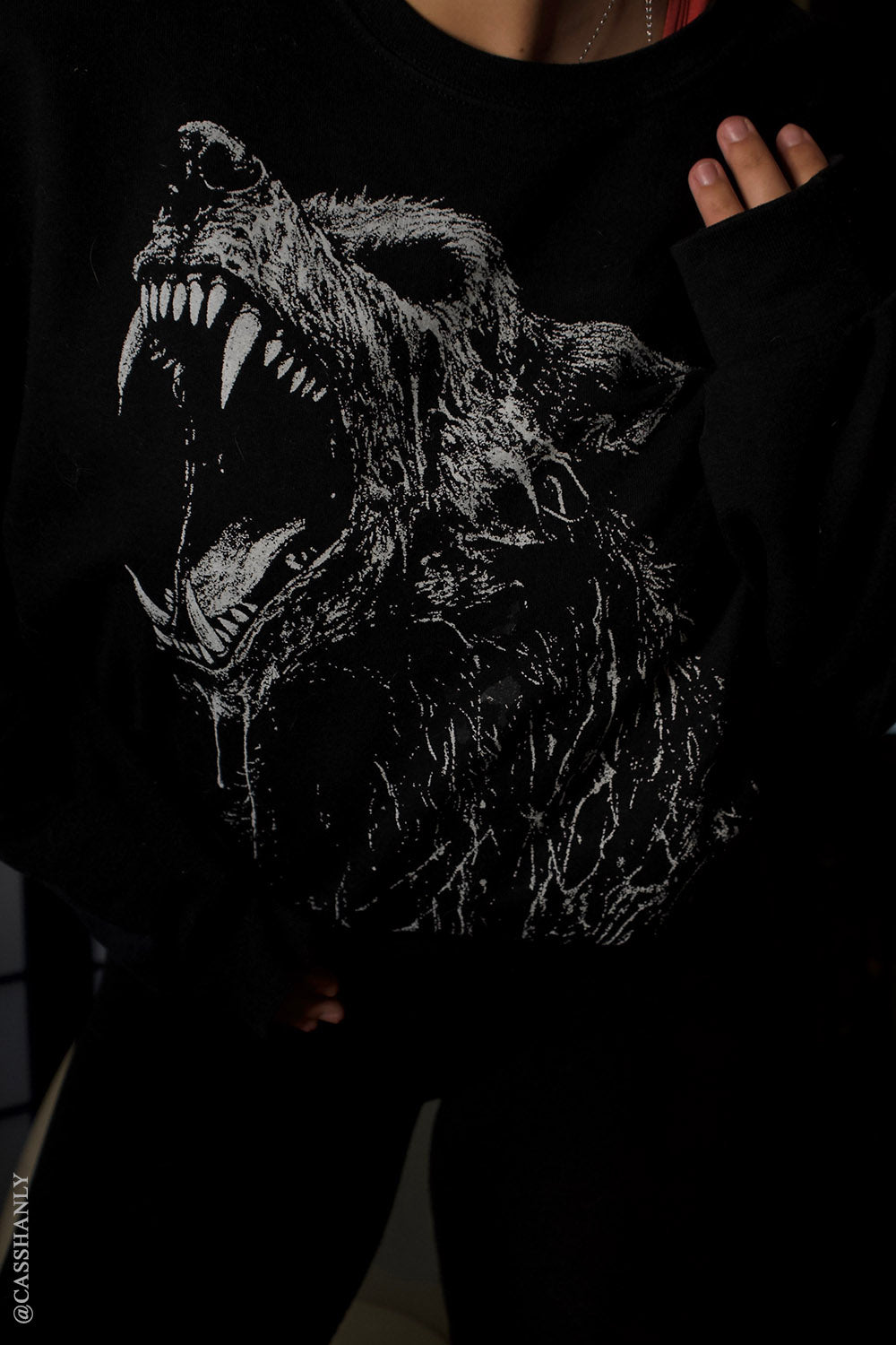 Sudadera con licántropo