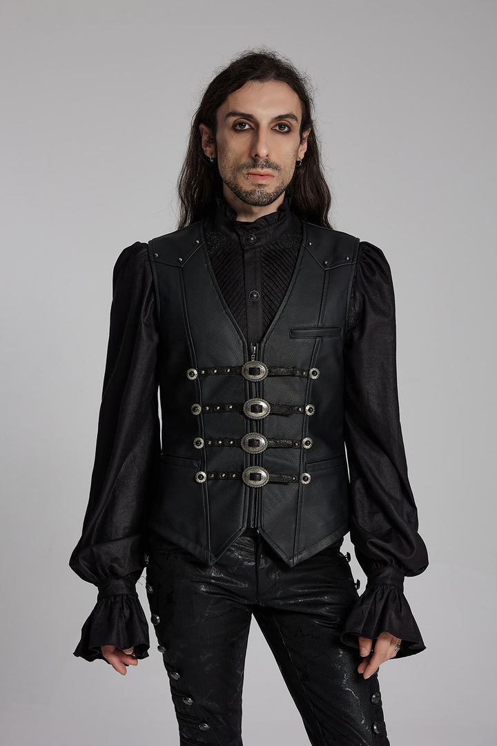 mens gothic vest