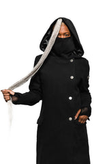 hooded trench coat jacket for women 