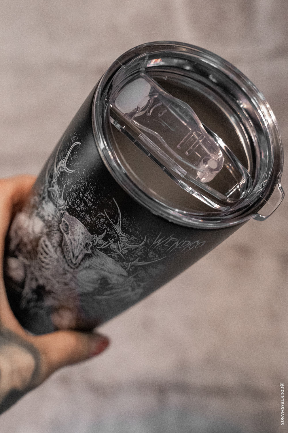 20 oz occult stainless steel travel mug