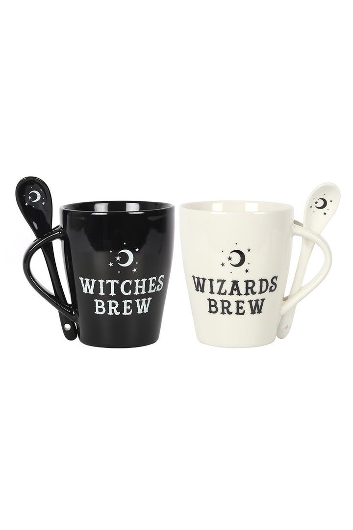 Witches & Wizard Mug and Spoon Set