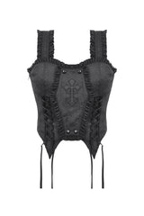 Gothic Coffin Corset Top - womens tops - VampireFreaks - Dark In Love