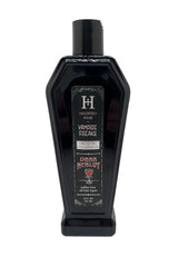 gothic wine scented conditioner in a black coffin bottle