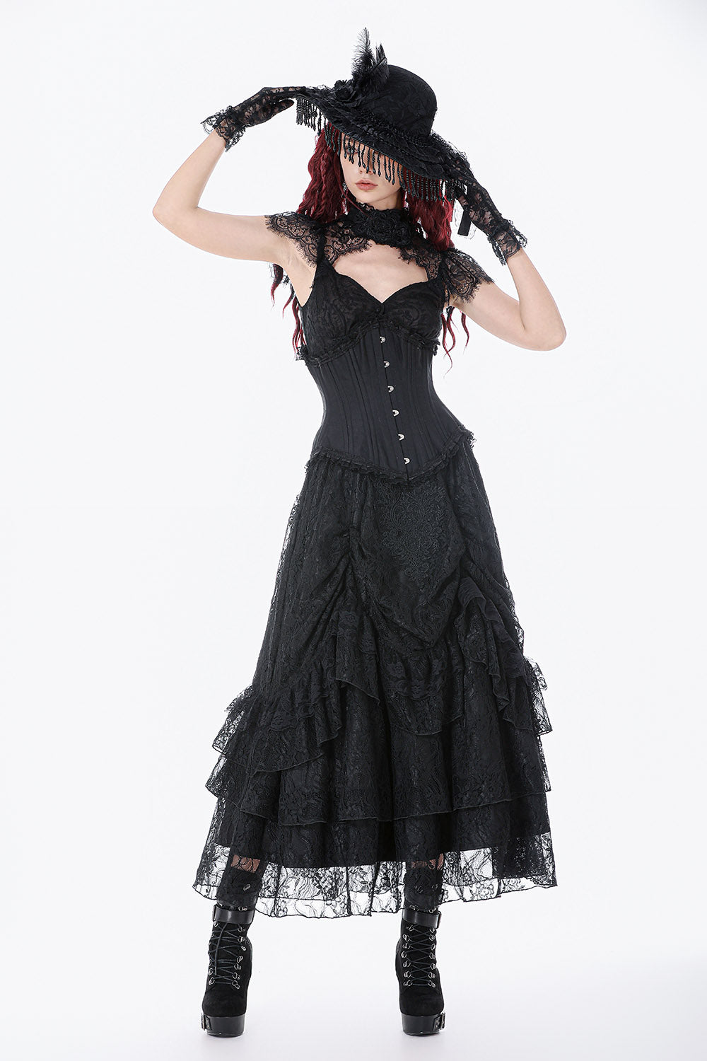 steampunk gothic underbust corset