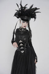trad goth corset belt