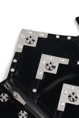 goth corset belt