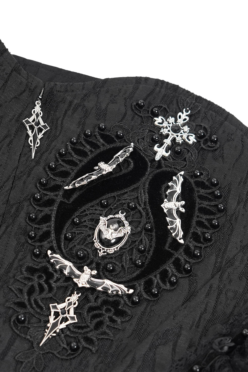 Dark Charms Mesh Underbust Corset