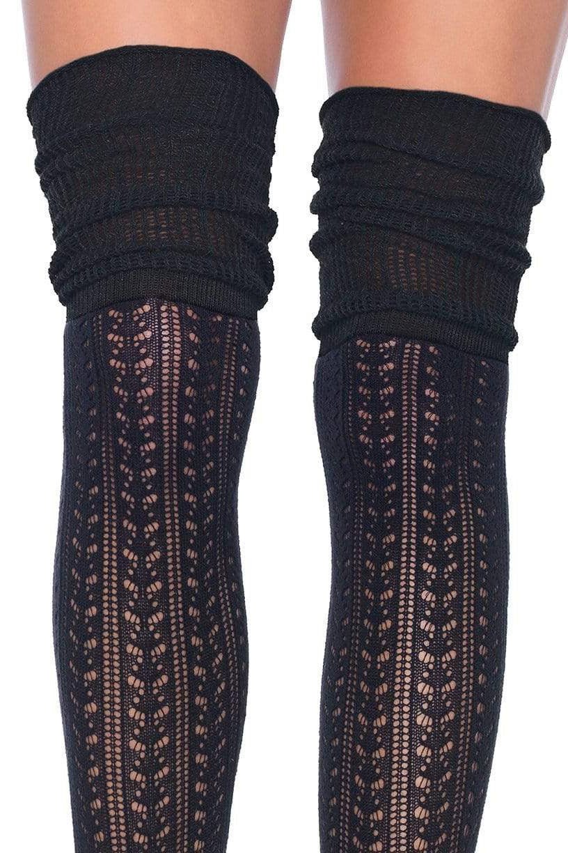 Gothic Cottagecore Knee High Socks - socks & stockings - VampireFreaks - Leg Avenue