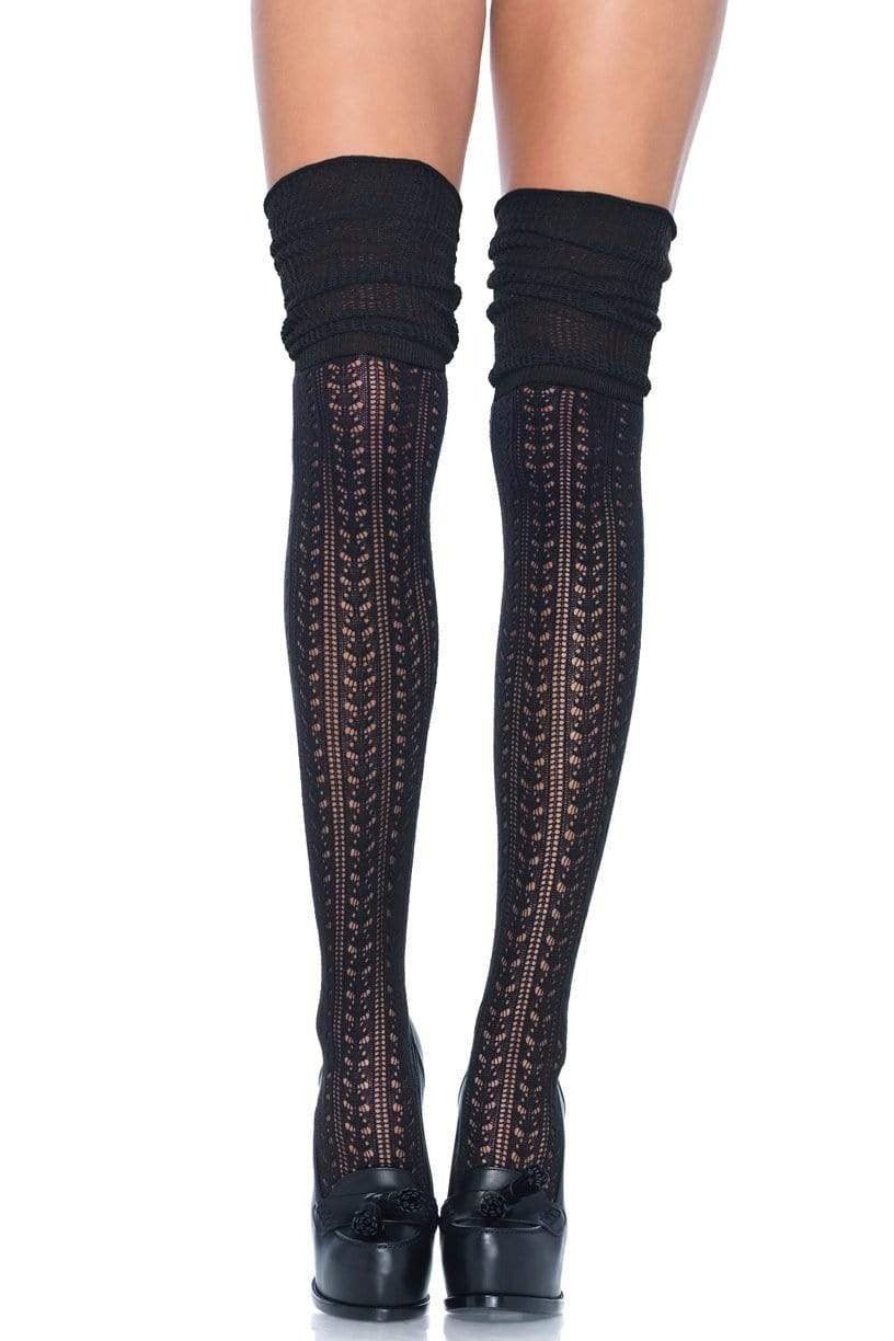 Gothic Cottagecore Knee High Socks - socks & stockings - VampireFreaks - Leg Avenue