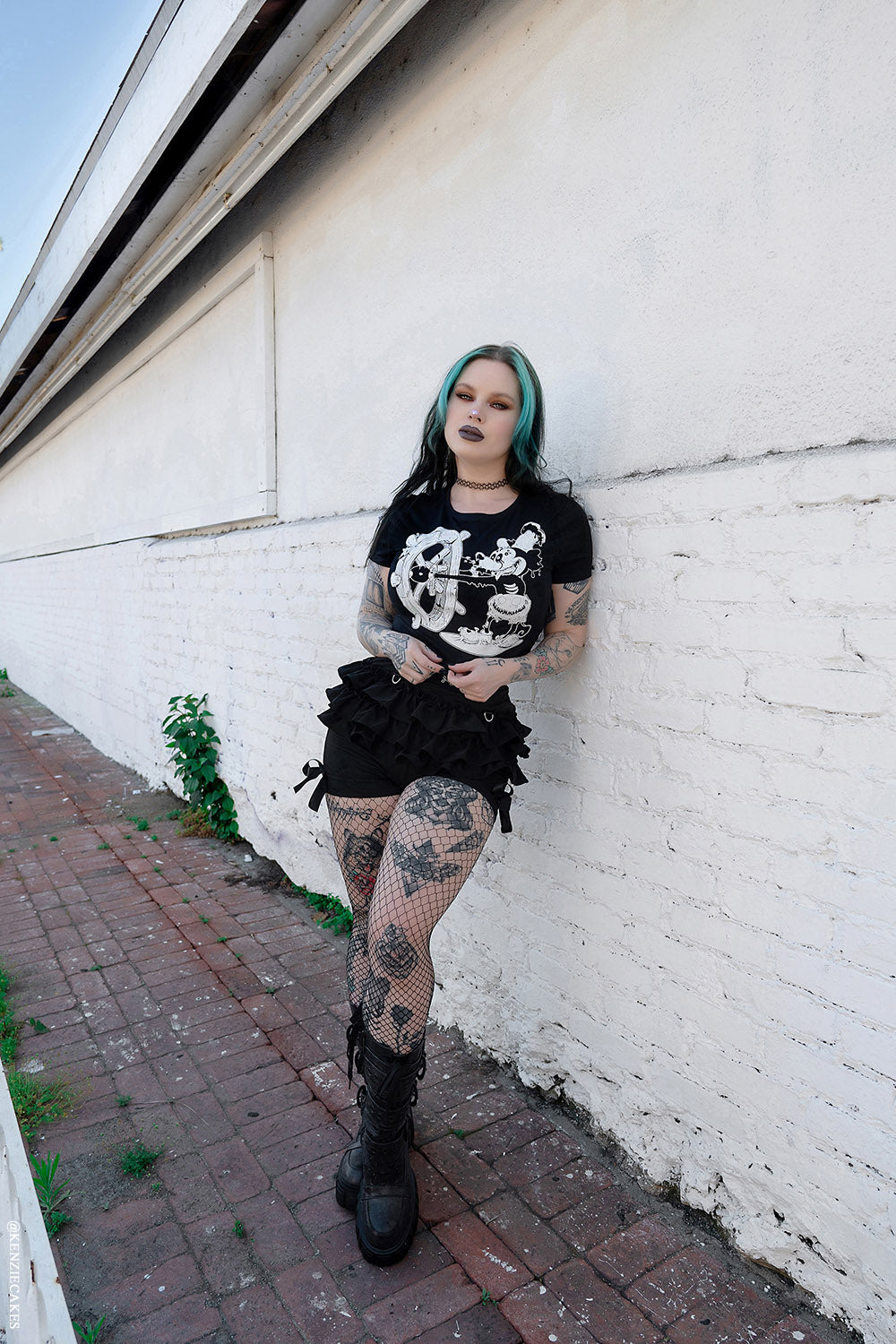 zombie crop top for women