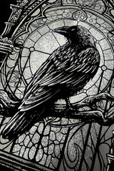 beautiful romantic goth crow raven hoodie coat 
