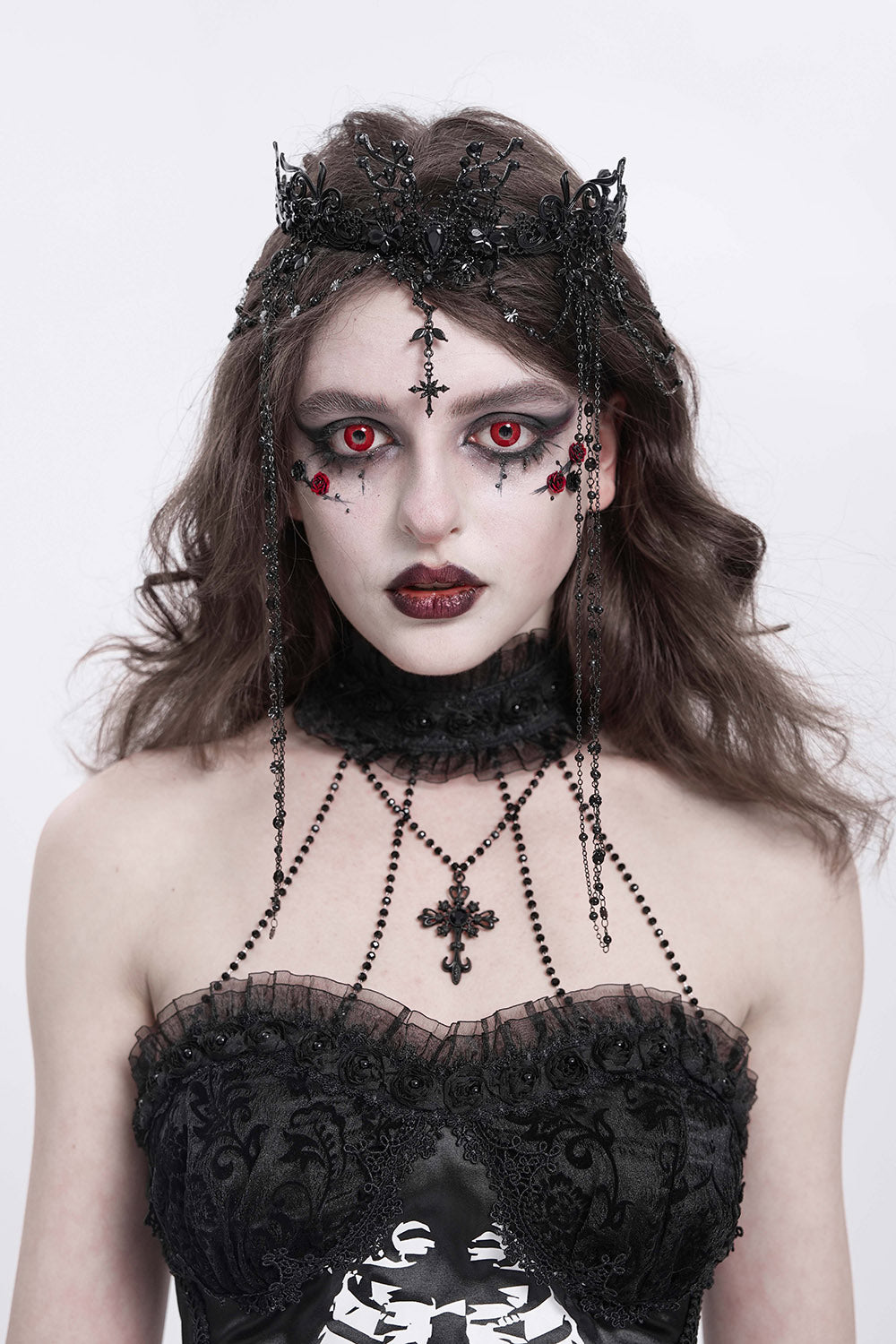 witchy black metal crown