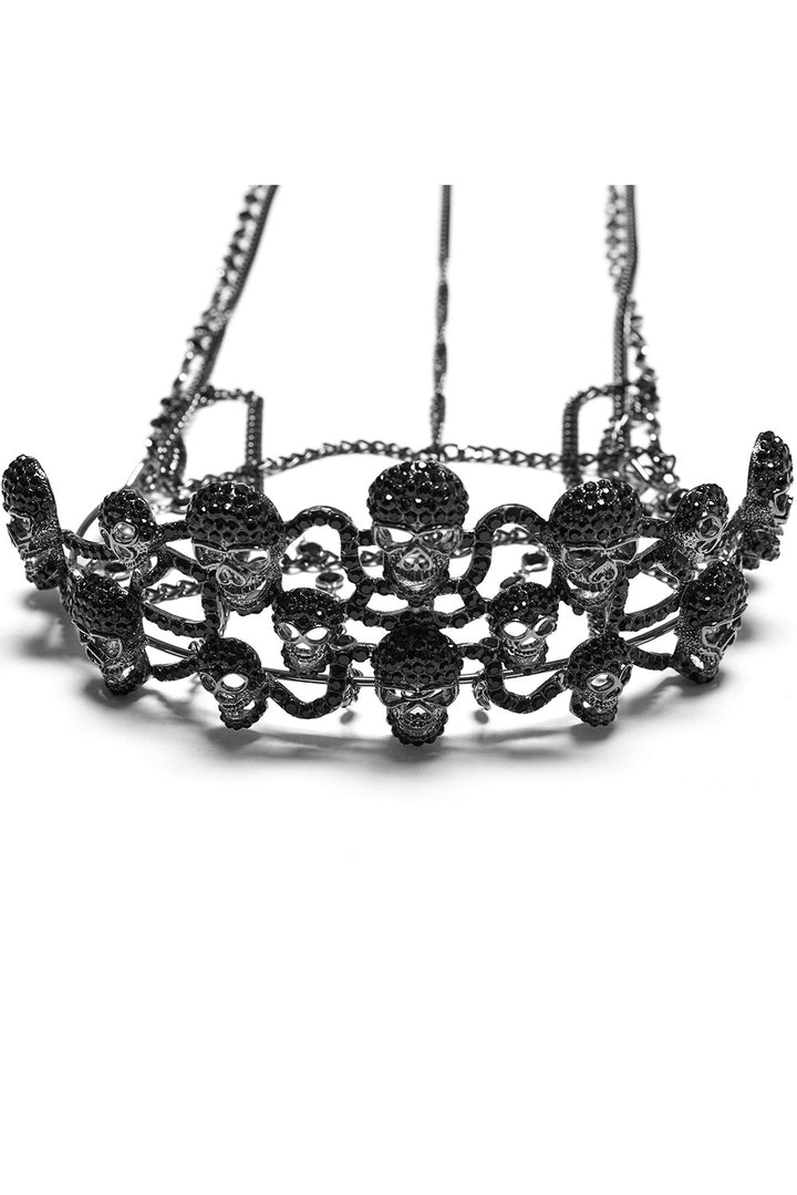 gothic queen cosplay crown headdress