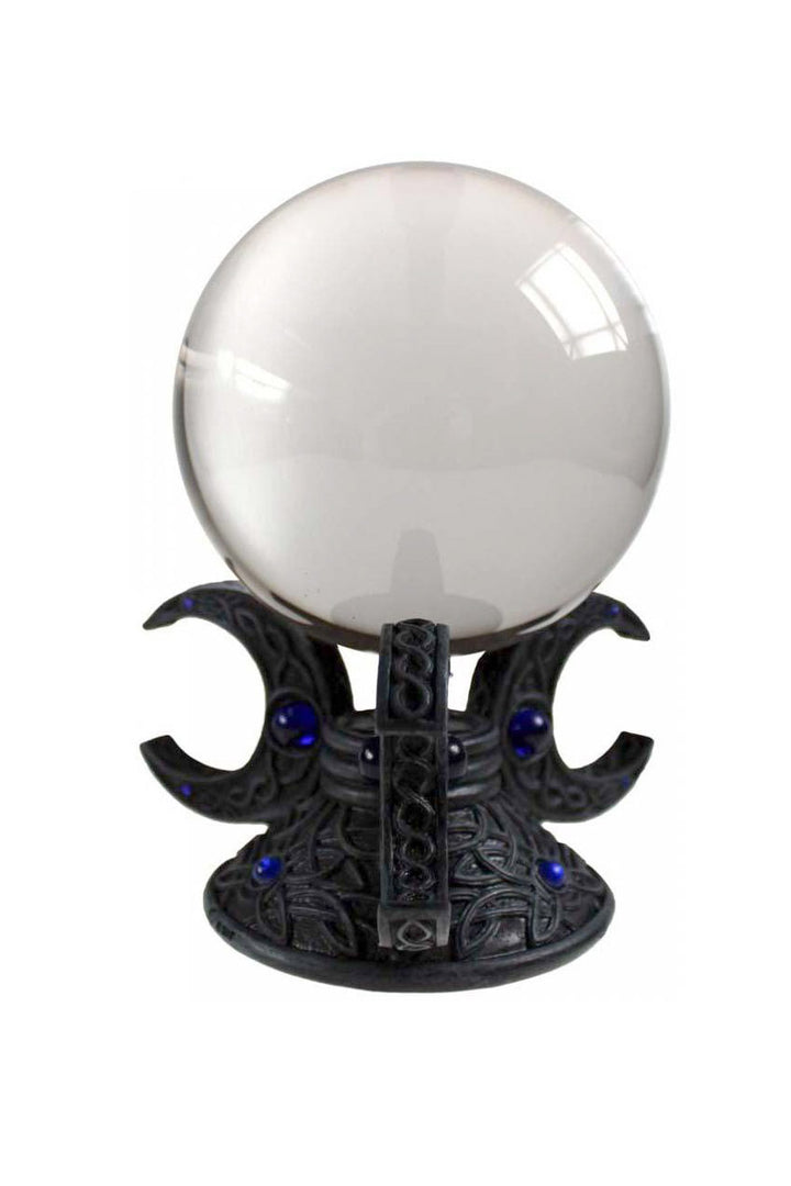crystal ball with resin gothic stand by pacific giftware 