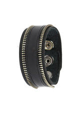 zippered punk bracelet 