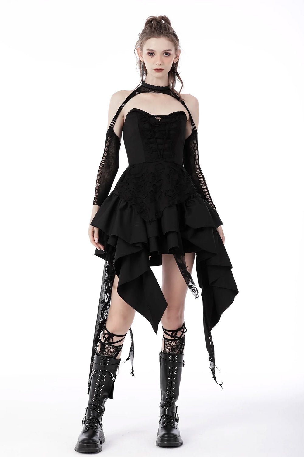 Gothic Cupcake Ruffled Dress - dresses - VampireFreaks - Dark In Love