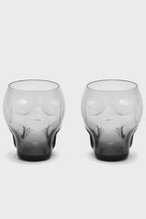 steampunk skull-shaped drinking glass