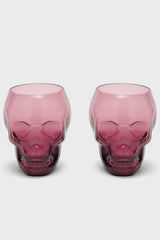 skull shaped drinking glass by killstar