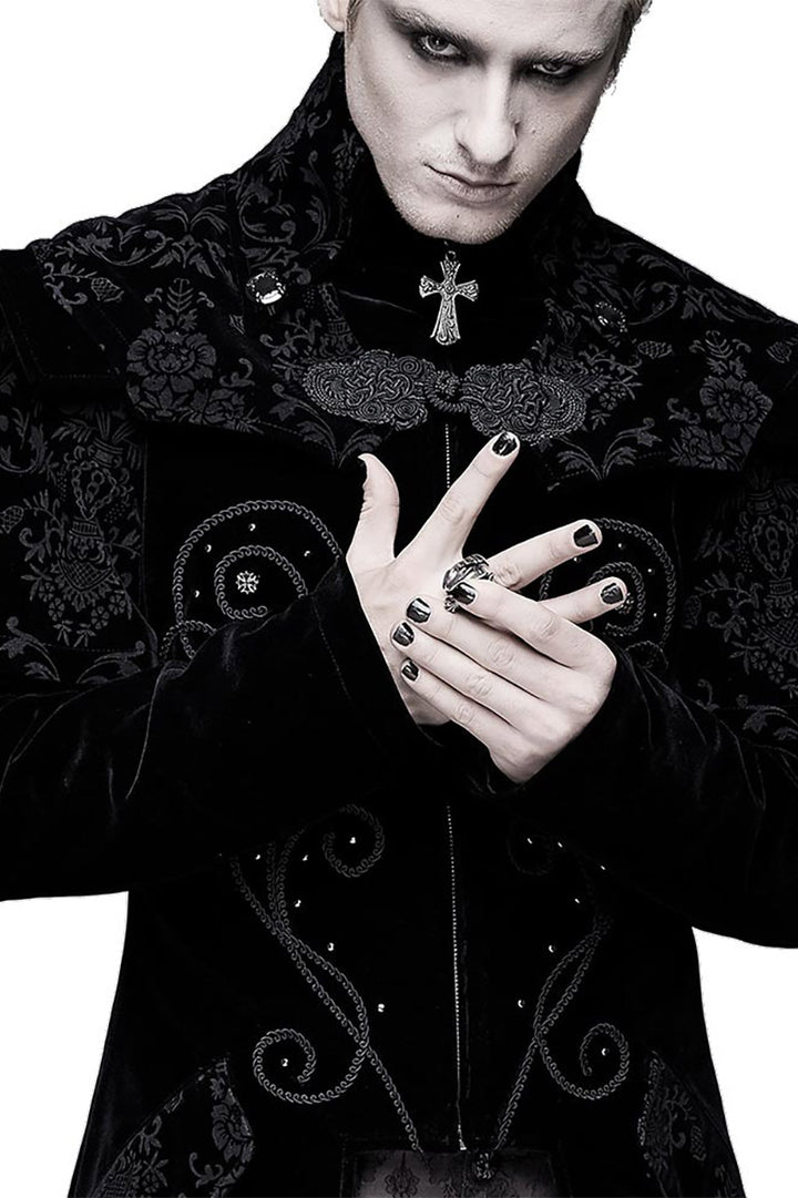 gothic winter mens vampire coat
