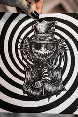 creepy gothic mouse pad made of rubber