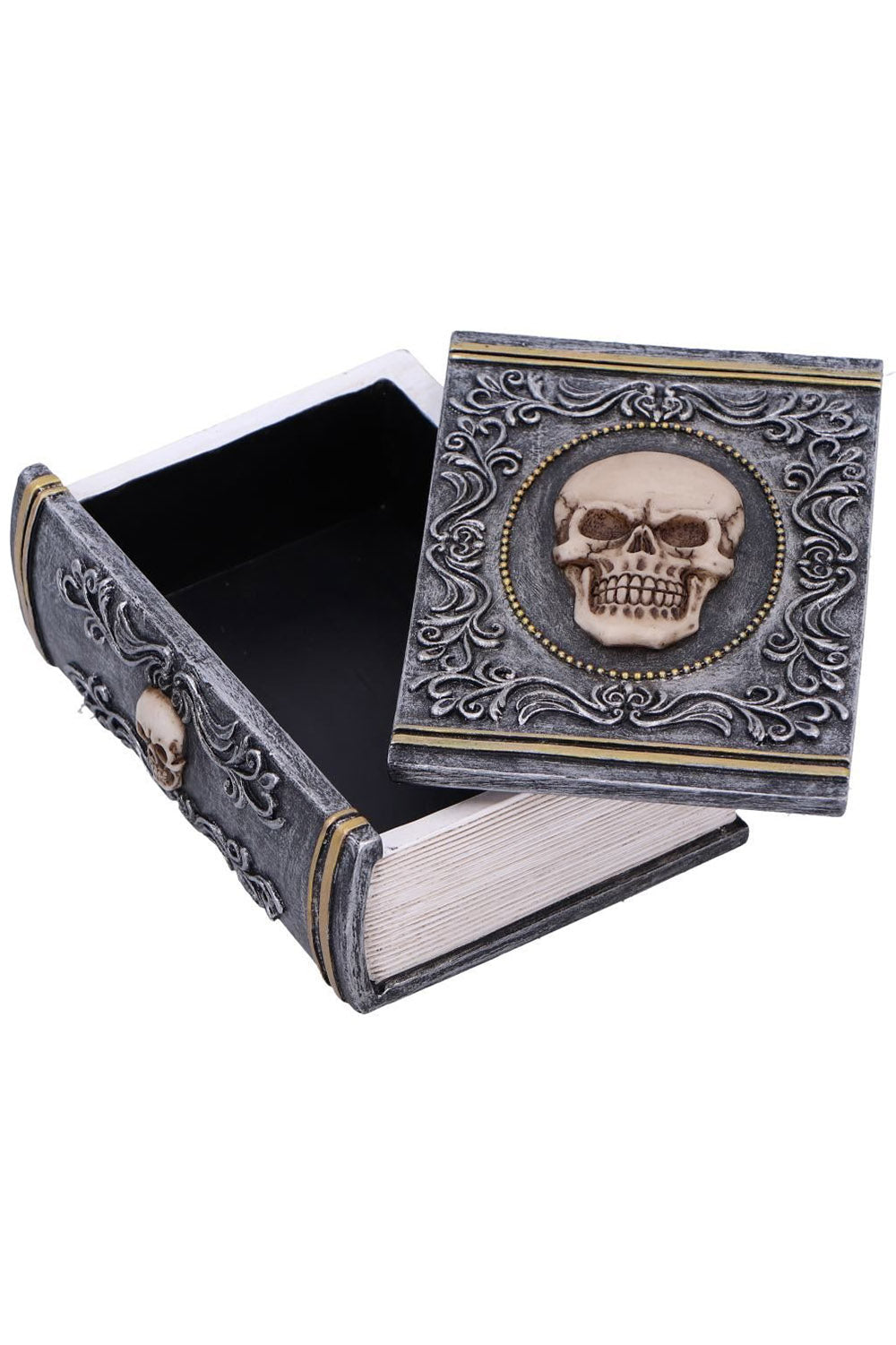 gothic faux book jewelry box