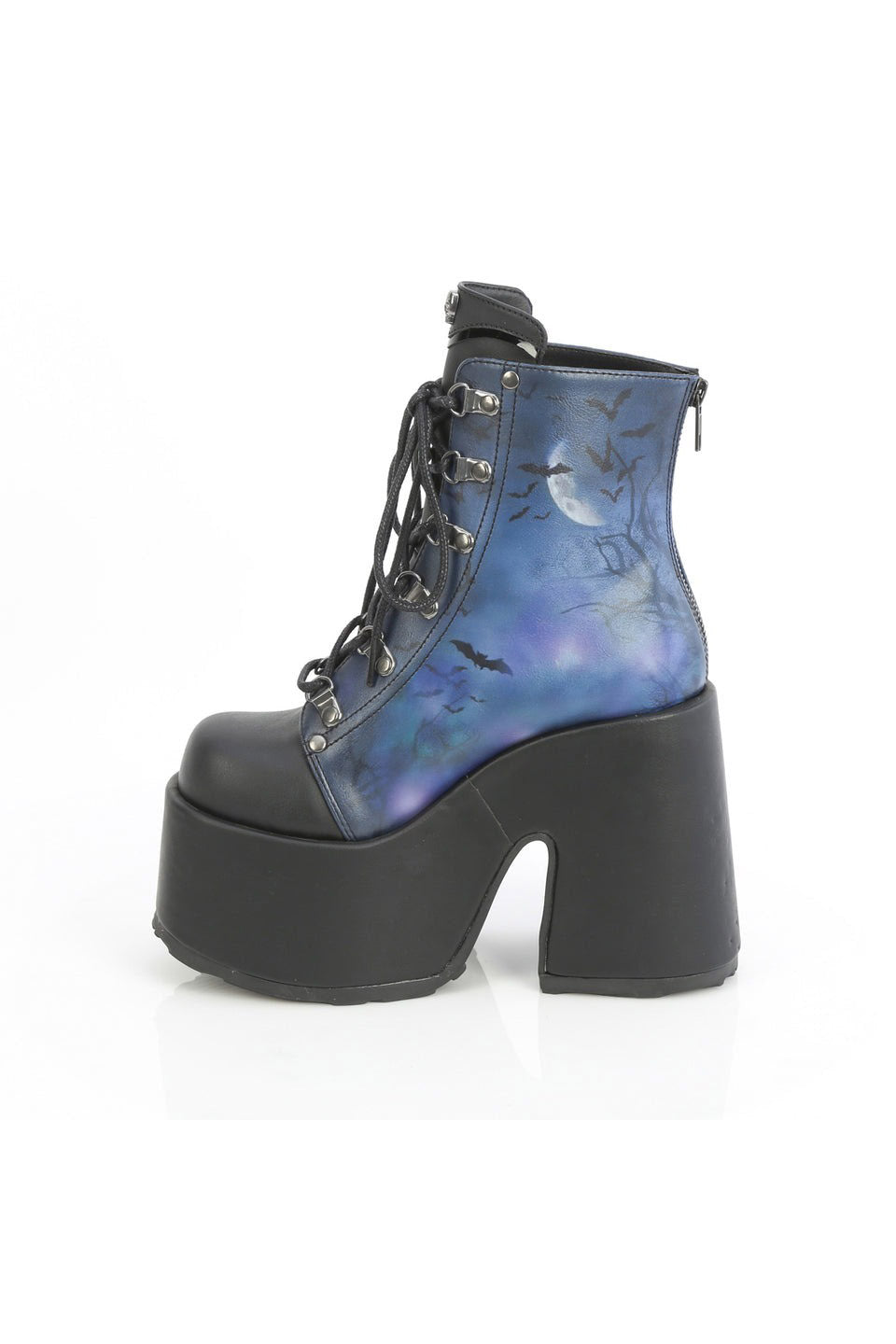 chunky platform ankle boots by demonia 